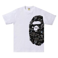 Футболка BAPE Space Camo Side Big Ape Head T-Shirt &apos;White&apos;, белый