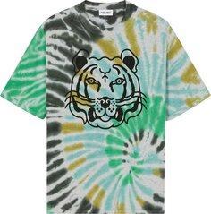 Футболка Kenzo K Tiger Tie Dye T-Shirt &apos;Mint&apos;, зеленый