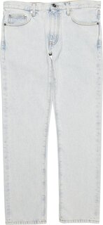 Джинсы Off-White Diag Tab Arrow Slim Jean &apos;Bleach Blue&apos;, синий