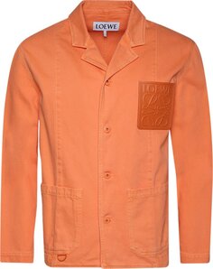 Куртка Loewe Anagram Workwear Jacket &apos;Orange&apos;, оранжевый