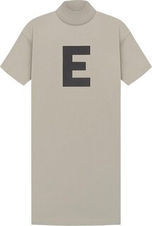 Футболка Fear of God Essentials 3/4 T-Shirt Dress &apos;Seal&apos;, серый