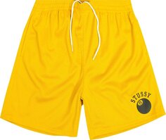 Шорты Stussy 8-Ball Mesh Short &apos;Gold&apos;, желтый