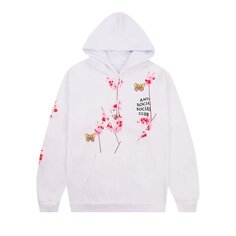 Худи Anti Social Social Club Kkoch Butterflies Full Embroidery Hoodie White, белый