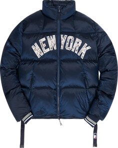 Пуховик Kith For Major League Baseball New York Yankees Midi Puffer Jacket &apos;Navy&apos;, синий
