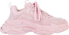 Кроссовки Balenciaga Triple S Sneaker Allover Logo - Light Pink, розовый