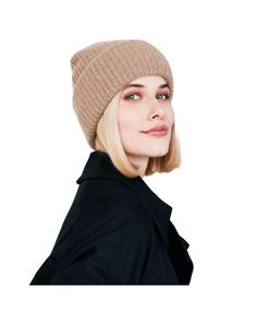 Женская шапка крупной вязки из 100% чистого кашемира Style Republic
