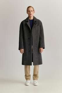 Пальто из смесовой шерсти, ограниченная серия ZARA, серый