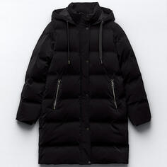 Куртка-анорак Zara Hooded With Wind Protection, черный