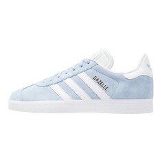 Кроссовки Adidas Originals Gazelle, clear sky/white/gold metallic