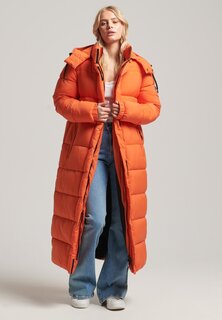 Пальто зимнее Superdry, оранжевый