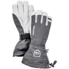 Hestra Army Кожаные хели-ски лыжные перчатки с 5 пальцами, серый