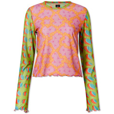 Футболка Brain Dead Dna Hypermesh Bell Sleeve Top