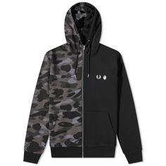 Толстовка Fred Perry x BAPE Split Camo Zip Through Hoody