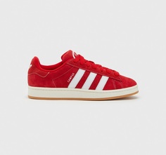 Кеды Adidas Originals Campus 00s, красный, белый