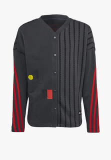 Кардиган Adidas Sportswear X Classic Lego, угольный/красный