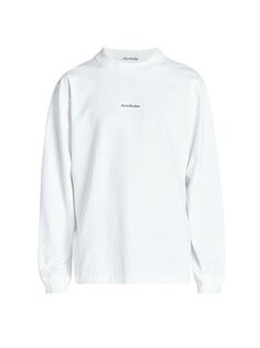 Эрвин футболка с длинными рукавами Acne Studios, белый
