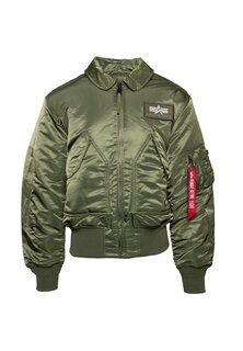 Куртка-бомбер Alpha Industries, зеленый