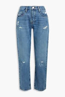 Le Original потертые джинсы-бойфренды FRAME, синий
