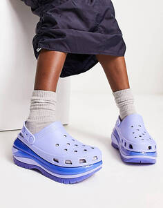 Сабо Crocs Mega Crush в лунном желе