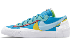 Кроссовки Sacai x KAWS x Nike Blazer Low Neptune для скейтбординга унисекс, синие