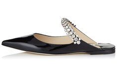 Jimmy Choo Bing Flat Туфли на плоской подошве, черные брюки