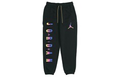 Мужские спортивные брюки из тканого флиса с логотипом Jordan As Dna Hbr Flc, черные
