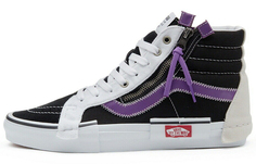 Обувь для скейтбординга унисекс Vans Sk8-Hi Reissue Cap, черный, фиолетовый