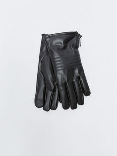 Кожаные мужские перчатки LCW Accessories