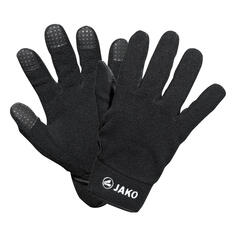 Перчатки перчатки полевого игрока флисовые JAKO, черно-белый