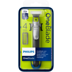 Philips OneBlade QP2530/20 набор для лица: бритва, 1 шт + насадки, 4 шт + зарядное устройство, 1 шт.