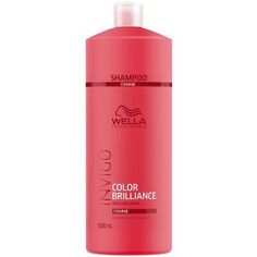 Wella Professionals Invigo Brilliance шампунь для защиты цвета густых волос, 1000 мл