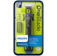 Philips OneBlade QP2520/20 набор для лица: бритва 1 шт + насадки 3 шт + зарядное устройство 1 шт