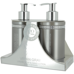 Vivian Gray Grey Crystals набор: жидкое мыло, 250 мл + лосьон для рук, 250 мл