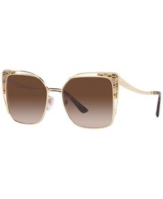 Женские солнцезащитные очки, BV6179 55 BVLGARI, золотой
