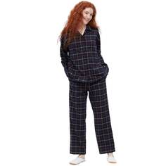 Пижама Uniqlo Flannel Long Sleeved, темно-синий (Размер S)