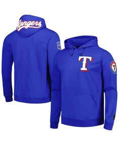 Мужской пуловер с капюшоном и логотипом команды Royal Texas Rangers Team Pro Standard