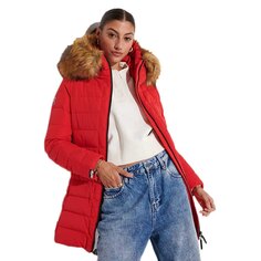 Куртка Superdry New Arctic Tall Puffer, красный