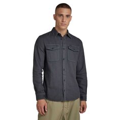 Рубашка с длинным рукавом G-Star Marine Slim D20165-7647, черный