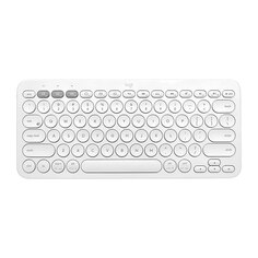Клавиатура беспроводная Logitech K380, английская раскладка, белый