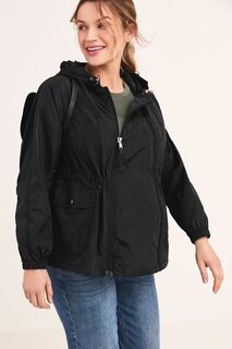 Легкая непромокаемая куртка для беременных 2-в-1 которую легко упаковать Next, черный