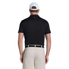 Мужская рубашка-поло Golf Grid IZOD, черный
