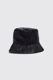 Камо-шапка из нейлона Boohoo, черный