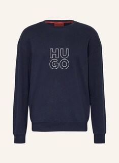 Рубашка HUGO Lounge-STACKED, темно-синий