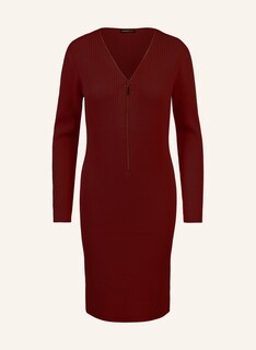 Платье APART Strick, темно-красный