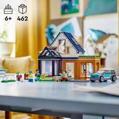 Набор игрушек LEGO City «Семейный дом и электромобиль» 60398 (462 детали) LEGO