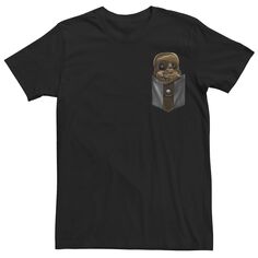 Мужская футболка Chewbacca с карманом и рисунком Star Wars