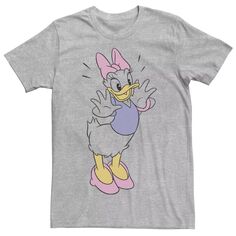 Мужская футболка с портретом Daisy Duck Ecstatic Pose Disney