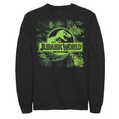 Мужской пуловер с логотипом Jungle Classic Jurassic World, черный