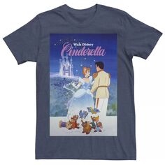 Мужская футболка с плакатом «Золушка» в стиле ретро Disney