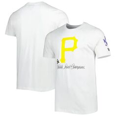 Мужская белая футболка Pittsburgh Pirates Historical Championship New Era